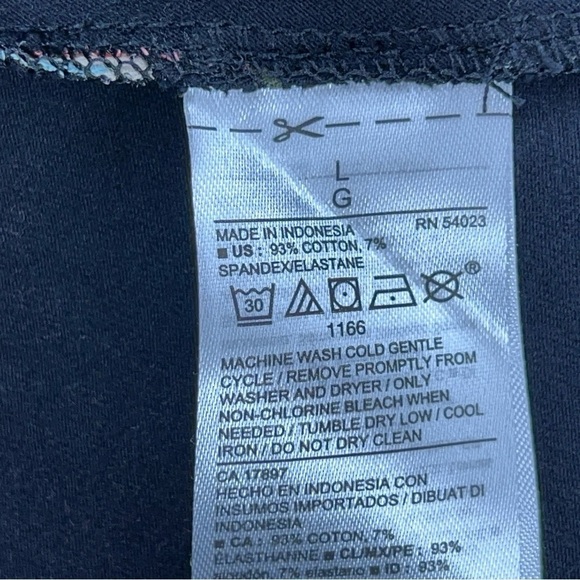 LARGE OLD NAVY BLACK PINK FLORAL DRESS STRETCH FOT AND FLARE - Picture 9 of 9